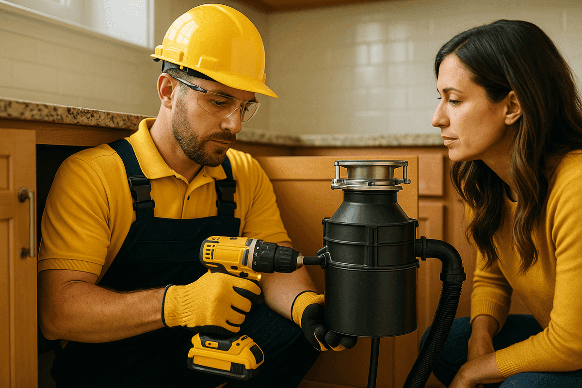 Garbage Disposal Repair service by Real Flow Plumbing