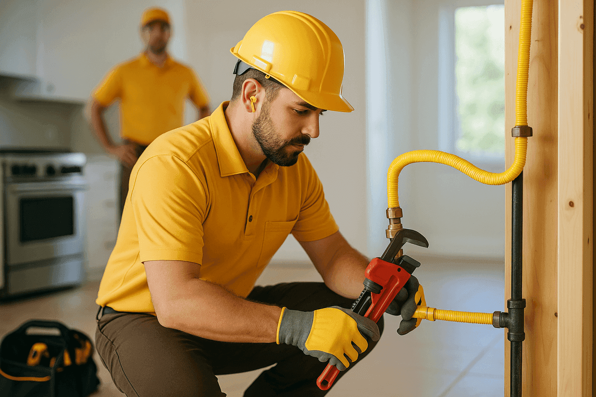 Gas Line Installation service by Real Flow Plumbing