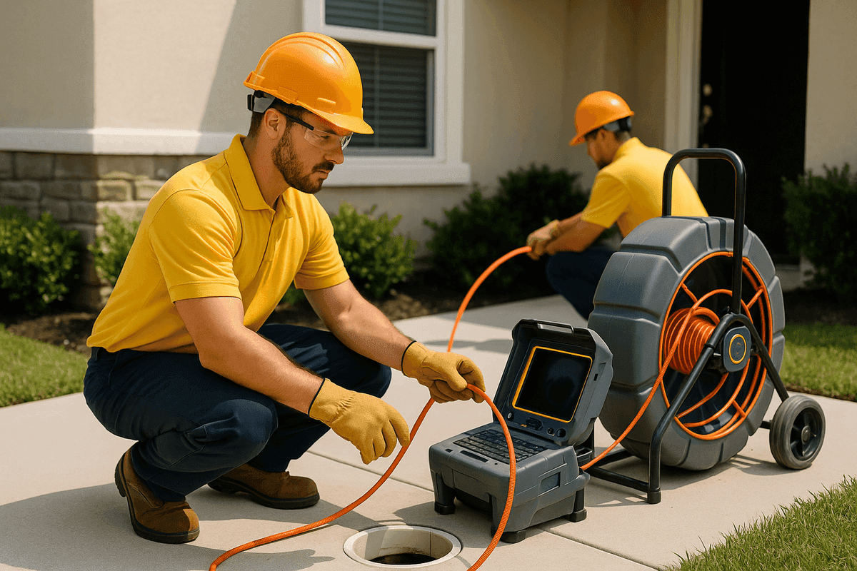Sewer Line Inspection service by Real Flow Plumbing