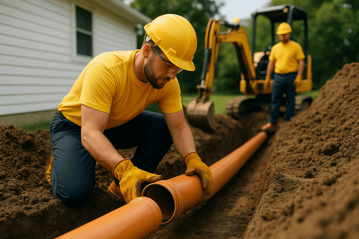 Sewer Line Installation service by Real Flow Plumbing