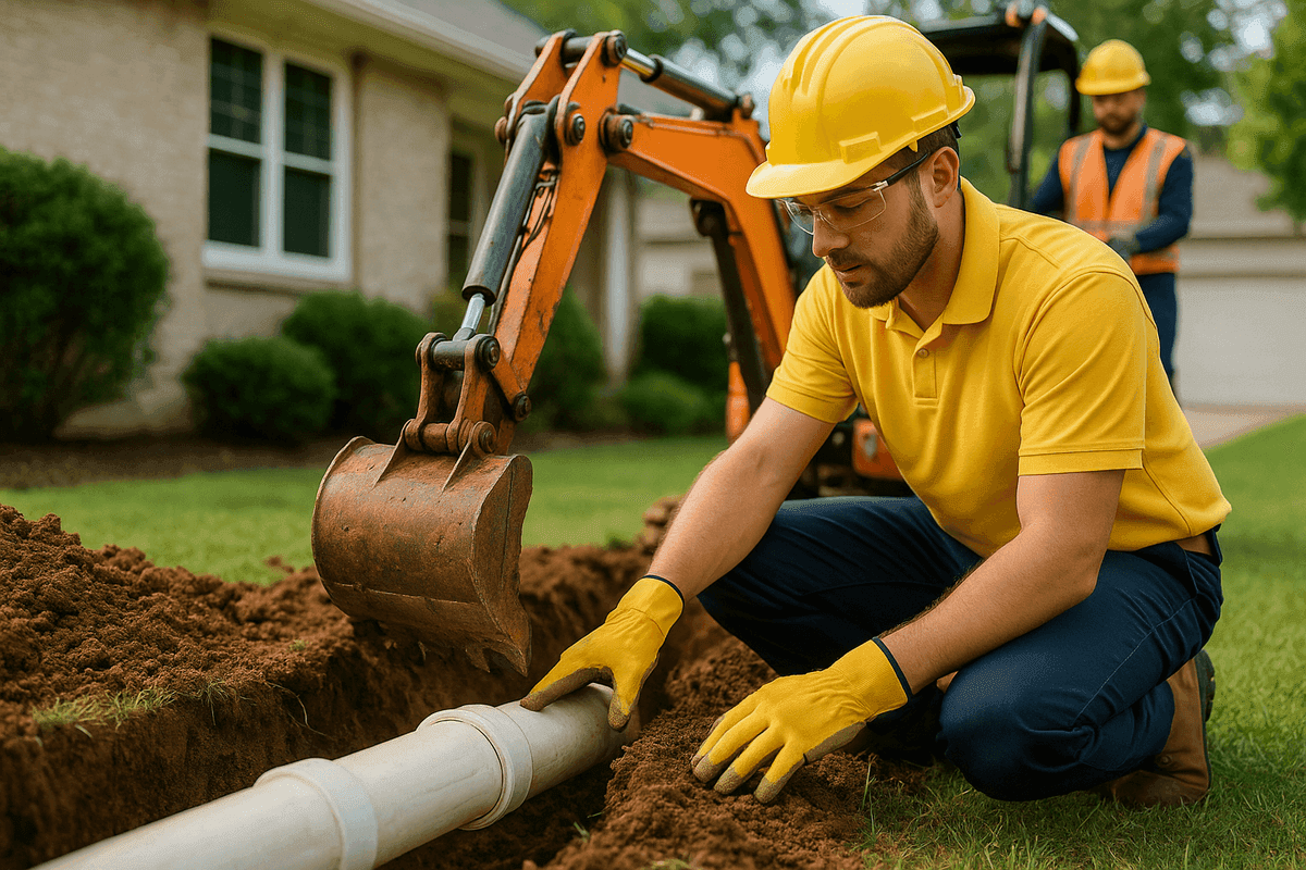 Sewer Line Repair service by Real Flow Plumbing